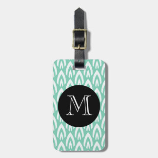 CHIC BAGAGE/TAS LABEL_MODERN MINT/WIT/ZWART BAGAGELABEL