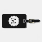 CHIC BAGAGELABEL_WHITE/BLACK BAGAGELABEL (Voorkant horizontaal)