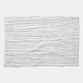 Chic bande dessinée noir & blanc serviette de cuis (Horizontal)