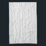 Chic bande dessinée noir & blanc serviette de cuis<br><div class="desc">Décorez votre cuisine avec cette serviette cool. Fait un grand ménage ou un cadeau mariage! Vous pouvez le customiser et ajouter du texte. Consultez ma boutique pour plus de couleurs et de motifs !</div>