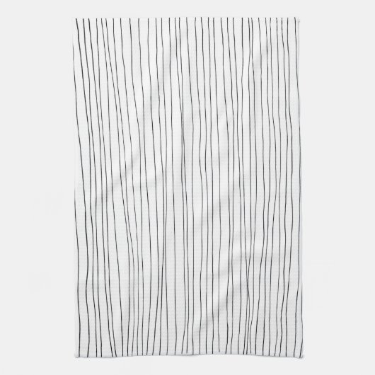 Chic bande dessinée noir & blanc serviette de cuis (Vertical)