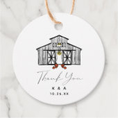 Chic Barn dank je Bedankjes Labels (Voorkant)