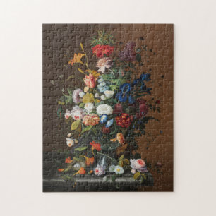 Chic Baroque Flowers still Life Art Oil Painting Legpuzzel