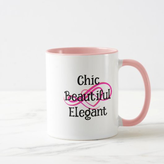 Chic, Beautiful, Elegant Mug Mok (Rechts)