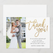 CHIC BEDANKT voor het moderne glamour gouden glitt (Voorkant / Achterkant)