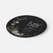 Chic Black Baby in Bloom Paper Bord (Gekanteld)
