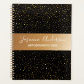 Chic Black Gold Parties scintillant 2024 hebdomada (Devant)