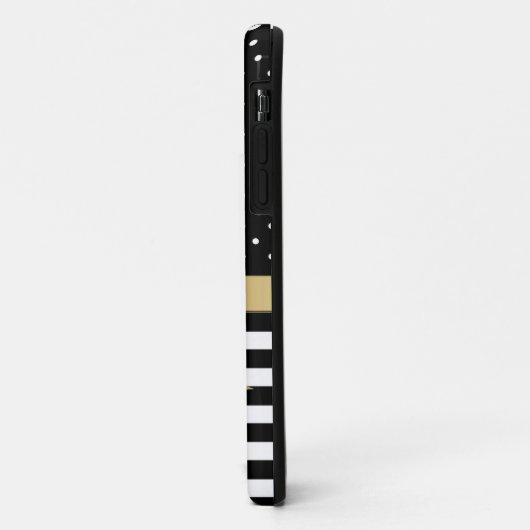 Chic Black & White Pattern Case-Mate iPhone Case (Achterkant/links)