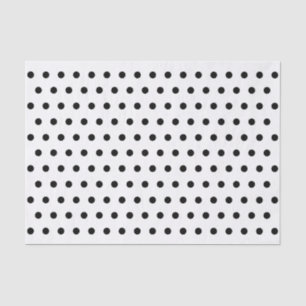 Chic Black White Polka Dots Cool Pattern Gift Wrap Tissuepapier
