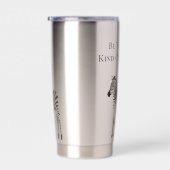 Chic Black White Zebra's Geïsoleerde Drinkbeker (Rechts)