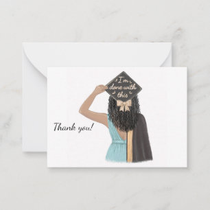 Chic Black Woman College - Cartes de diplômes