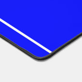 Chic Blanc Élégant Flocon De Neige Sur Royal Blue (Coin)