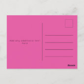 Chic Blauwgroen roze poolpartij Briefkaart (Achterkant)