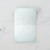 Chic Bleu Aqua et Paillettes Dorées Merci (Intérieur)