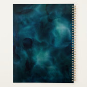 Chic bleu aqua sarcelle abstrait géométrique (Dos)