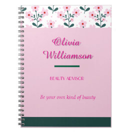 Chic Bloemen & Kleur-Blok Notitieboek