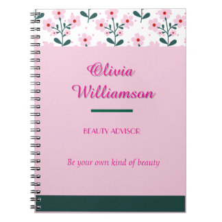 Chic Bloemen & Kleur-Blok Notitieboek