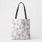Chic Bloom Canvas tas (Voorkant)