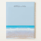 Chic Blue Beach 2 Coeurs en Mariage de sable (Dos)