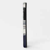 Chic Blue & Cream French Toiles Custom Case-Mate iPhone Case (Achterkant/links)