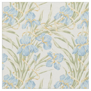 Chic Blue Iris Stof