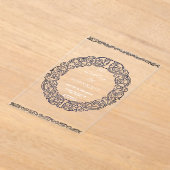 Chic Blue Lace Vintage Wedding Invitation (Poser)