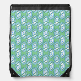 Chic Blue  Periwinkle Floral Pattern