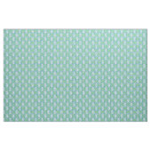 Chic Blue Periwinkle Floral Pattern Stof (Yard (91,4 cm))