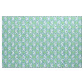 Chic Blue Periwinkle Floral Pattern Stof (Fat Quarter)