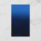 Chic Blue Personal Trainer Carte de visite Fitness (Dos)