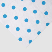 Chic Blue Polka-puntenpapier Tissuepapier (Detail)