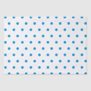 Chic Blue Polka-puntenpapier Tissuepapier