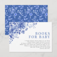 Chic Blue White Chinoiserie Garden Books for Baby