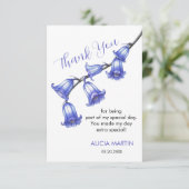 Chic Bluebell Flower Merci (Debout devant)