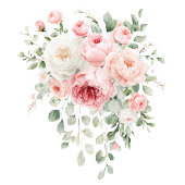 Chic Blush and Gold Boho Quinceañera Invitation