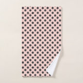 Chic Blush en Gray Bath Towel Set Bad Handdoek (Handdoek)