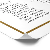 Chic Blush Floral Flowers Mariage Tableau de siège (Coin)