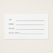 Chic Blush rose moderne élégant Monogramme Carte c (Dos)