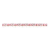 Chic  Blush Roze Waterverf Rozen Floral Lint (Voorkant)