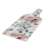 Chic Blush Waterverf Flowers Snijplank (Hoek)