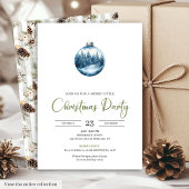 Chic Bohemian Cozy Winter Scene Holiday Invitation