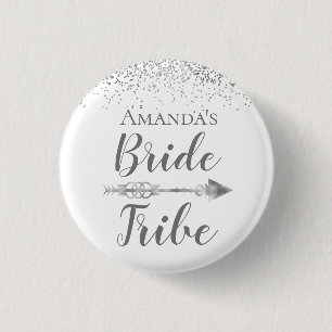Chic Boho Bride Tribe Ronde Button 3,2 Cm