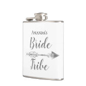 Chic Boho Bruidsstam Gepersonaliseerd Heupfles (Links)