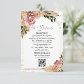 Chic Boho Détails du Mariage Cartes de boîtier (Debout devant)