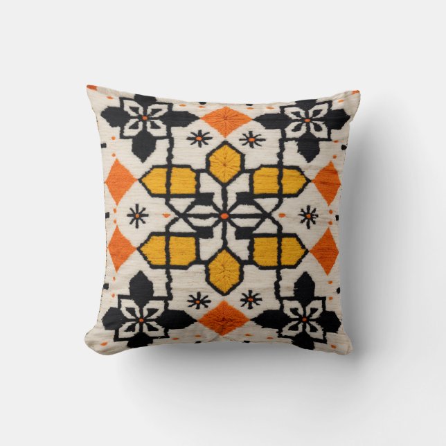 Chic Boho Dream : White Kilim Coussin Collection (Recto)