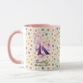 Chic Boho élégant Monogram Mug - K (Gauche)