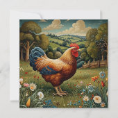  chic boho kippenweidelandschap (Achterkant)