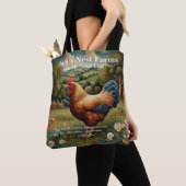  chic boho kippenweidelandschap draagtas (Dichtbij)