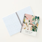 Chic Boho Kleurrijke Roze Blauwgroen Groen Geschil Notitieboek (Binnen)