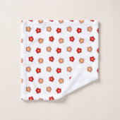 Chic Boho Rose Rouge (Gant de toilette)